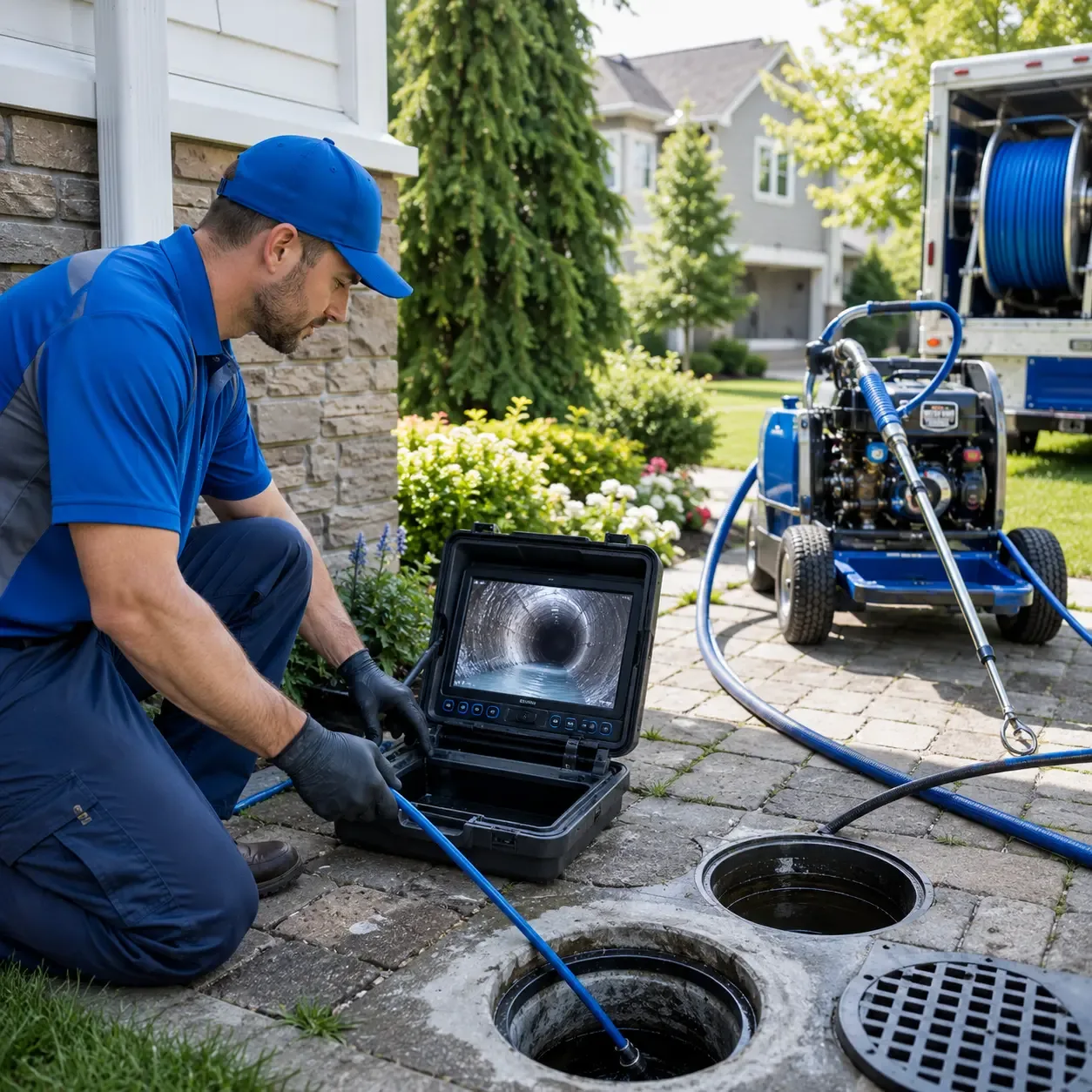 Outdoor drain cleaning professionals serving Winchester, KS