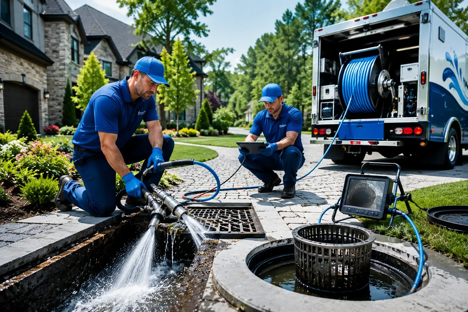 Local outdoor drain cleaning professionals in Winchester, KS